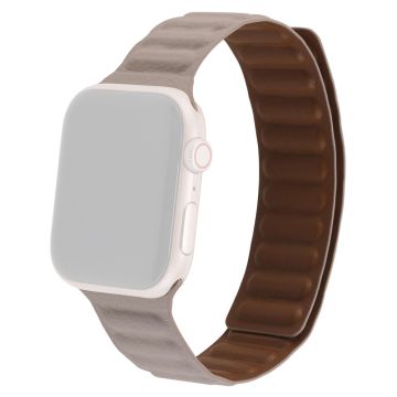 Apple Watch Series 8 (41 mm) klokkerem i ekte skinn - Khaki