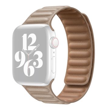 Urrem i ekte lær til Apple Watch Series 8 (41 mm) - Khaki