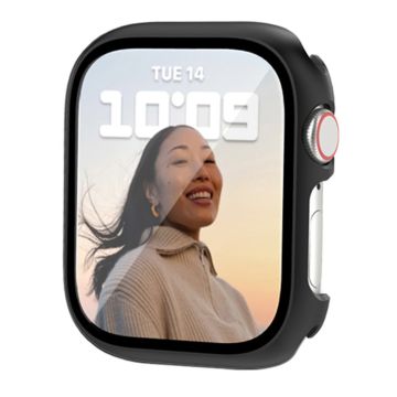 Apple Watch Series 8 (41 mm) deksel med herdet glass - Svart