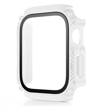 Apple Watch Series 8 (41 mm) beskyttelsesdeksel med herdet glass - Hvit