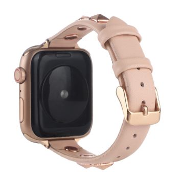 Ekte lærrem til Apple Watch Series 8 (41 mm) - Rosa