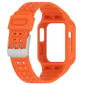 Apple Watch Series 8 (41 mm) integrert rem med deksel - Oransje