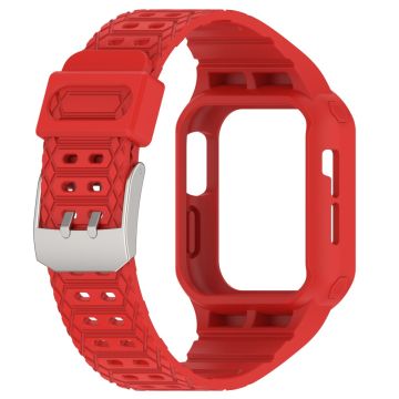 Apple Watch Series 8 (41 mm) integrert rem med deksel - Rød