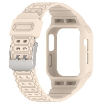 Apple Watch Series 8 (41 mm) integrert rem med deksel - Beige