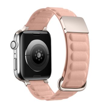 Apple Watch Series 8 (41 mm) Rem i ekte skinn - Rosa