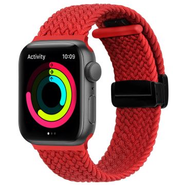 Apple Watch Series 8 (41 mm) nylonrem i silikon - Rød