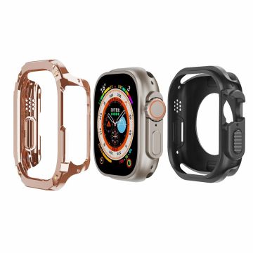 Apple Watch Series 8 (41 mm) beskyttelsesramme - Rose Gull