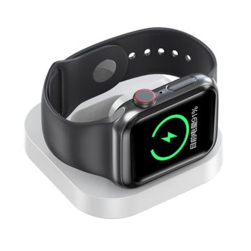 Sammenleggbar trådløs magnetisk ladeplate for Apple Watch - Svart