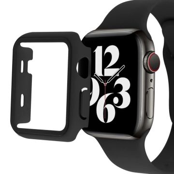 Apple Watch SE 2022 (40 mm) deksel med skjermbeskytter i herdet glass - Svart