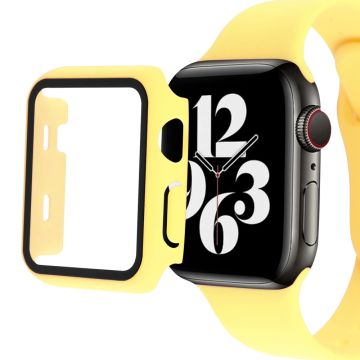 Apple Watch SE 2022 (40 mm) deksel med skjermbeskytter i herdet glass - Gul