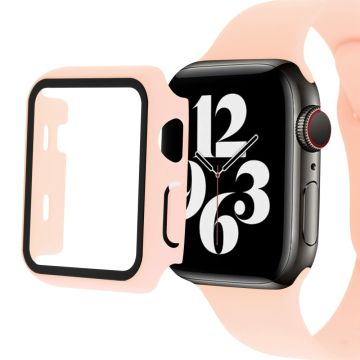 Apple Watch SE 2022 (40 mm) deksel med skjermbeskytter i herdet glass - Lyserosa