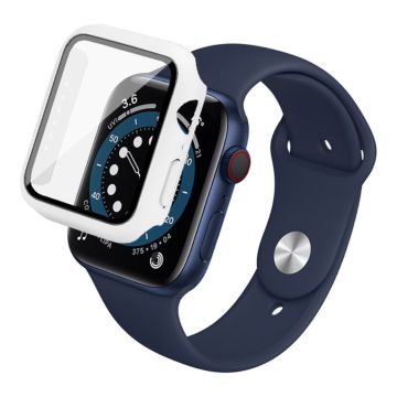 IMAK Apple Watch SE 2022 (40 mm) deksel med herdet glass - Hvit