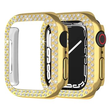 Apple Watch SE 2022 (40 mm) deksel med rhinestone-dekor - Gull