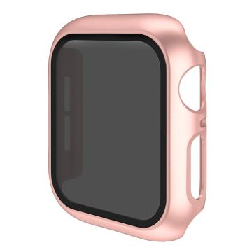 Apple Watch SE 2022 (40mm) / SE / 6 / 5 integrert deksel med herdet glass - Rose Gull