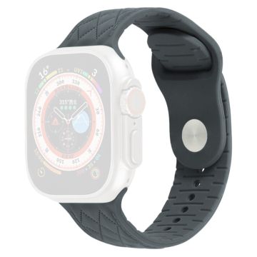 Apple Watch Series 9 41 mm teksturert silikonrem - Grå