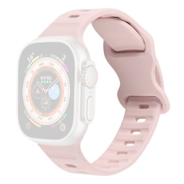 Apple Watch Series 9 41 mm silikonrem - Lyserosa