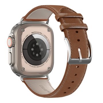 DUX DUCIS YS Apple Watch Series 9 41mm Cowhide skinnrem - Brun