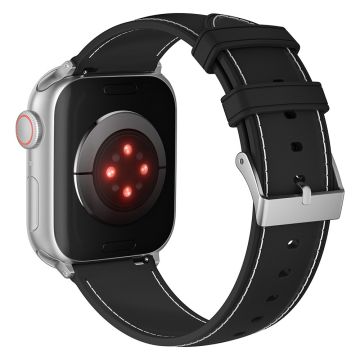 Apple Watch Series 9 41 mm stropp i sømstil - Svart