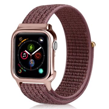 Apple Watch Series 4 40mm slitesterk nylon watch band - Rose Gold