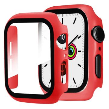 Apple Watch Series 5 / 4 40 mm slitesterk matt ramme - Rød