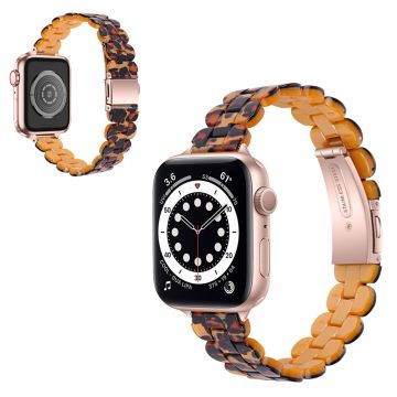 Apple Watch 40 mm unik klokkerem i resin - Leopardmønster