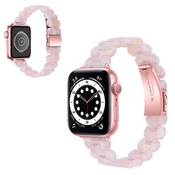 Apple Watch 40 mm unik klokkerem i resin - Rosa