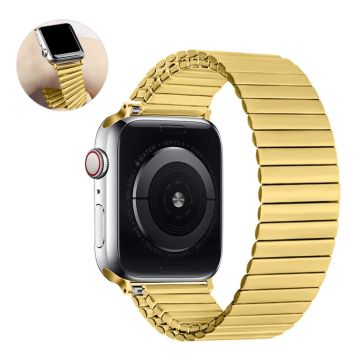 Apple Watch 40 mm tøyelig klokkerem i rustfritt stål - Gull