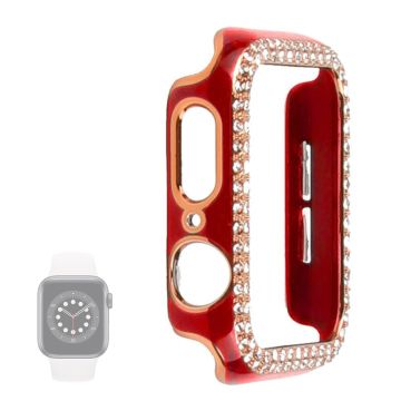 Apple Watch 40 mm tofarget strassdeksel - Rød / Rød