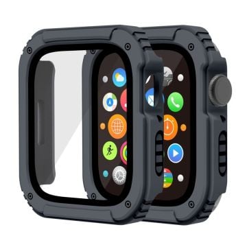 Apple Watch 40 mm deksel med herdet glass - Mørkegrå