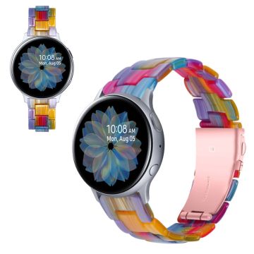 Samsung Galaxy Watch (42 mm) / Aktivt marmorlignende klokkerem - Regnbue