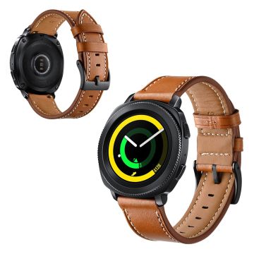 Samsung Gear Sport holdbart oksehud klokkereim - Brun