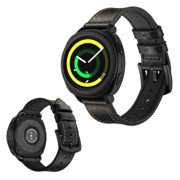 Samsung Gear Sport oksehud klokkereim - Svart