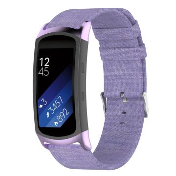 Samsung Gear Fit2 Pro klokkereim av kanvas materiale - lilla