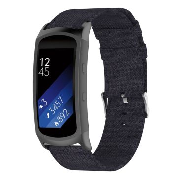 Samsung Gear Fit2 Pro klokkereim av kanvas materiale - svart