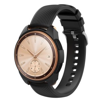 Samsung Galaxy Watch (42mm) Myk Silikonreim - Svart