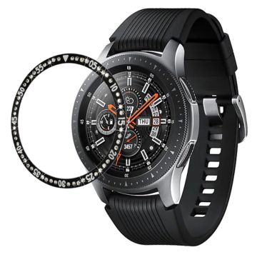 Samsung Galaxy Watch (42mm) Krystall Rustfritt Stål Bezel - Svart