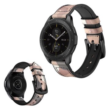 Samsung Galaxy Watch (42mm) oksehud klokkereim - Kamuflasje Rosa