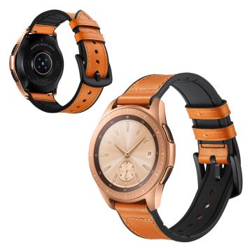 Samsung Galaxy Watch (42mm) holdbare okseskinn klokkereim - Orange