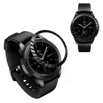 Samsung Galaxy Watch (42 mm) slitesterk ramme i rustfritt stål - Svart