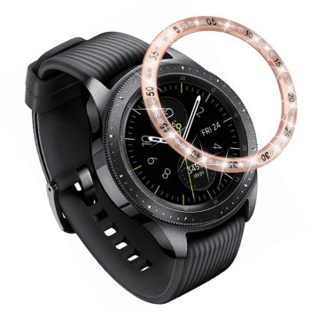 Samsung Galaxy Watch (42 mm) / Gear S2 strassring - Rose Gull