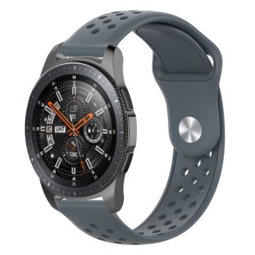 22mm Samsung Galaxy Watch (46mm) silikon se bandet - Grå