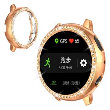 Samsung Galaxy Watch Active 2 - 40mm rombe innredning Etui - Rose Gold