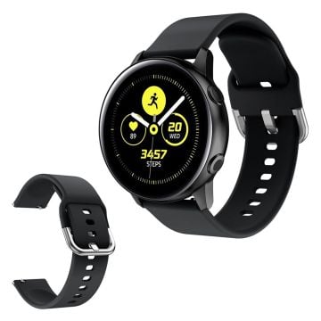 Samsung Galaxy Watch Active 2 - 40 mm klokkerem i silikon - Svart