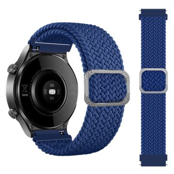 20 mm Samsung Galaxy Watch Active 2 - 40 mm / Watch (42 mm) klokkerem med flettemønster - Blå