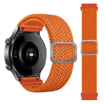 20 mm Samsung Galaxy Watch Active 2 - 40 mm / Watch (42 mm) klokkerem med flettemønster - Oransje