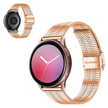 Samsung Galaxy Watch 3 (41 mm) / Watch (42 mm) blank klokkerem i rustfritt stål - Rose Gull