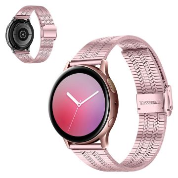 Samsung Galaxy Watch 3 (41 mm) / Watch (42 mm) blank klokkerem i rustfritt stål - Rosa