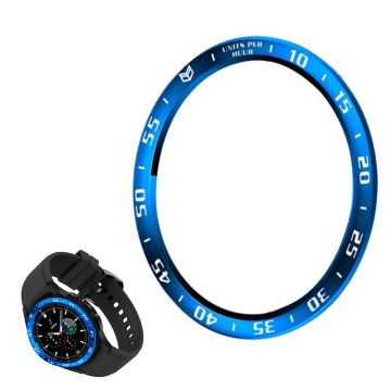 Samsung Galaxy Watch 4 Classic (42 mm) tidsskala-ring i rustfritt stål - Blå / Hvit