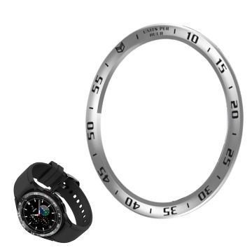 Samsung Galaxy Watch 4 Classic (42 mm) tidsskala-ring i rustfritt stål - Sølv / Svart