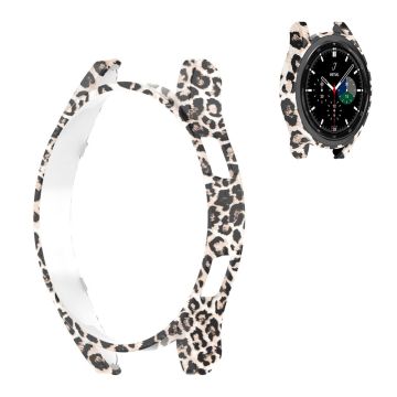 Samsung Galaxy Watch 4 Classic (42 mm) unikt beskyttelsesdeksel - Svart Leopard